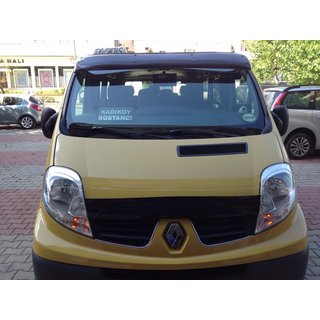 Sluneční kšilt na čelní sklo (černý lesk, 5 mm) Opel Vivaro 2001–2015 fotografie 3