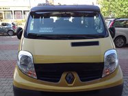 Opel Vivaro 2001–2015 Sluneční kšilt na čelní sklo (černý lesk, 5 mm) fotografie 3