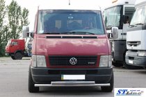 Volkswagen LT 1995–2006 Přední ochranný rám ST014 (nerez) fotografie 2