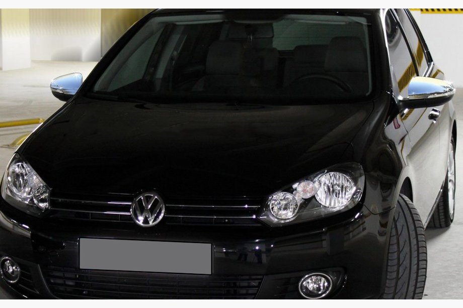 Volkswagen Golf 6 2008–2014 Nerezové kryty zrcátek (HB, 2 ks, nerez) OmsaLine - italská nerezová ocel Image