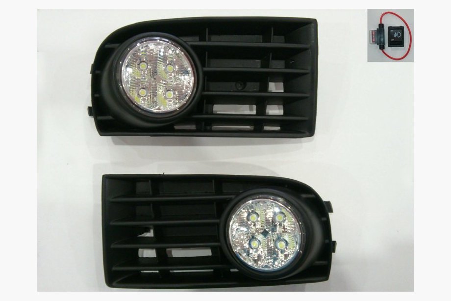 Volkswagen Golf 5 2003–2009 Mlhovky s LED vložkami Image