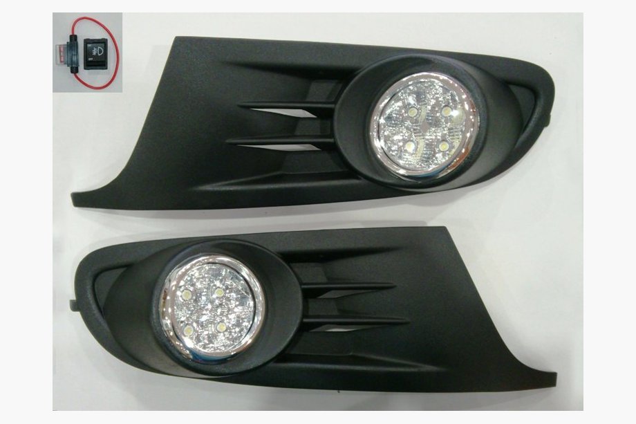 Volkswagen Golf 6 2008–2014 Mlhové světlomety s LED vložkami Image