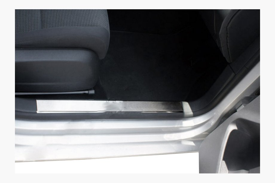 Seat Leon 2005–2012 Nerezové kryty vnitřních prahů OmsaLine (2 ks) Fotografie 1