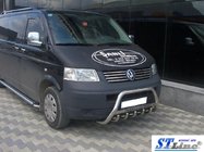 Volkswagen T5 Caravelle 2004–2010 Přední ochranný rám WT003 (nerez) 60 mm, s nápisem fotografie 6