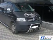 Volkswagen T5 Caravelle 2004–2010 Přední ochranný rám WT003 (nerez) fotografie 6