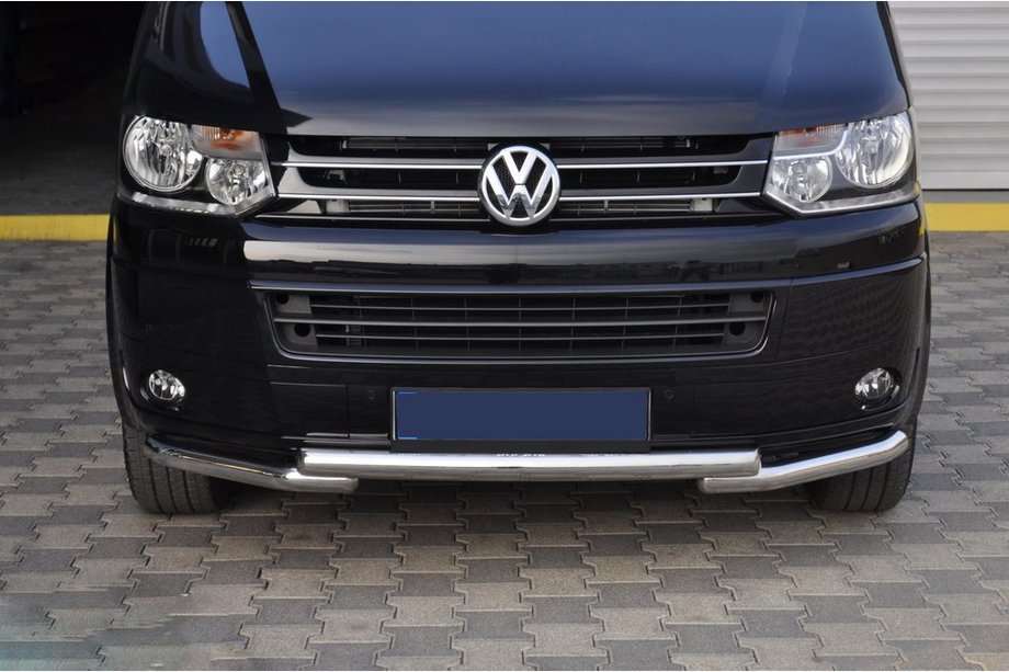 Volkswagen T5 2010–2015 Přední ochranný rám ST009 Greyder (nerez) Image