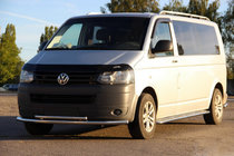 Volkswagen T5 2010–2015 Spodní dvojitá lišta 70/48 mm (nerez) fotografie 1