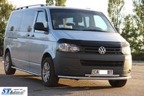 Volkswagen T5 2010–2015 Spodní dvojitá lišta 70/48 mm (nerez) fotografie 3