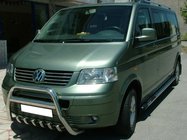 Volkswagen T5 Transporter 2003–2010 Přední ochranný rám WT003 (nerez) 50 mm, bez nápisu fotografie 4