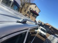 Volkswagen T5 2010–2015 Střešní ližiny CROWN (matná šedá) fotografie 4