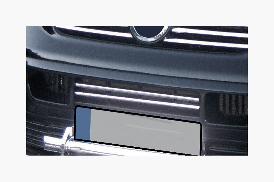Volkswagen T5 Transporter 2003–2010 Chromové kryty mřížky nárazníku (Carmos) Image