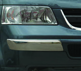 Volkswagen T5 Transporter 2003–2010 Rohové lišty na přední nárazník (2 ks, nerez) fotografie 1