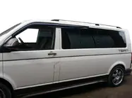Volkswagen T6 2015–2024 Střešní ližiny CROWN (matná šedá) fotografie 5