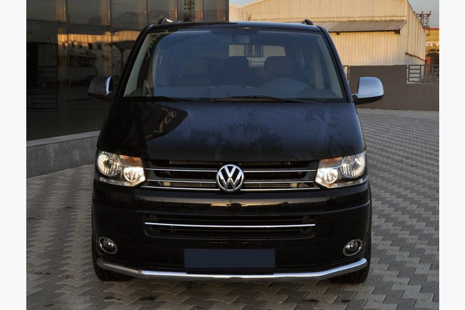 Volkswagen T5 2010–2015 Přední ochranný rám (nerez) Image