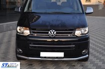 Volkswagen T5 2010–2015 Přední ochranný rám (nerez) fotografie 2