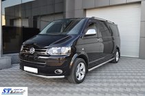 Volkswagen T5 2010–2015 Přední ochranný rám (nerez) fotografie 4
