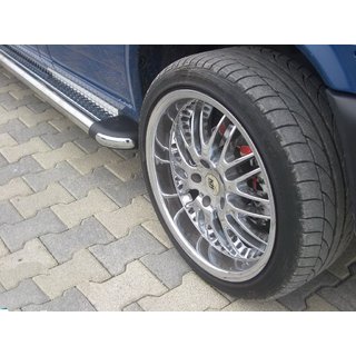 Boční nášlapy KB002 Ø60 mm (2 ks, nerez) Volkswagen T4 Caravelle/Multivan 1990–2003 fotografie 4