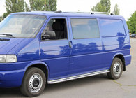 Volkswagen T4 Transporter 1990–2003 Chromované střešní ližiny fotografie 1