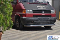 Volkswagen T4 Transporter 1990–2003 Přední ochranný rám ST008 (nerez) fotografie 2