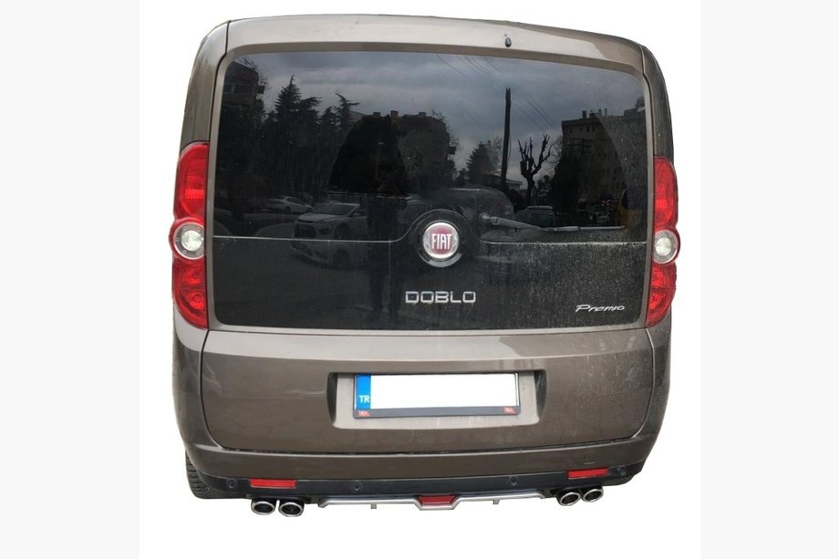 Fiat Doblo II 2010–2022 Nástavec zadního nárazníku (k lakování) Image