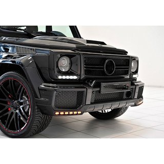 Přední spoilerový lip BRBS s LED pro přední nárazník Mercedes G-Class W463 1990–2018 fotografie 4