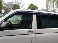 Volkswagen T5 Transporter 2003–2010 Ofuky oken (4 ks, Sunplex Sport) fotografie 5