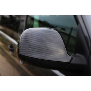 Kryty zrcátek (2 ks, karbon) Volkswagen T5 2010–2015 fotografie 1