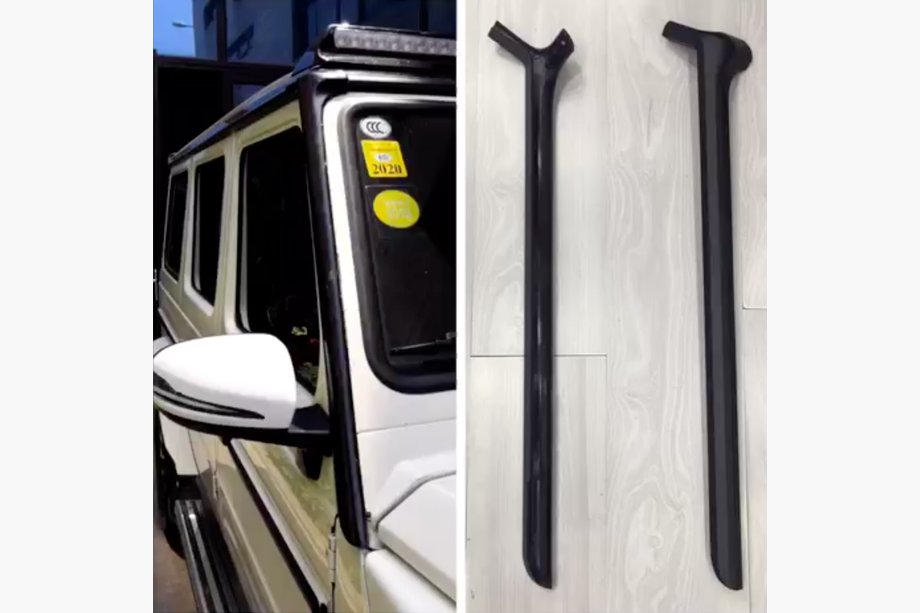 Mercedes G-Class W463 1990–2018 Vertikální lišty (2 ks, design 2018) Image