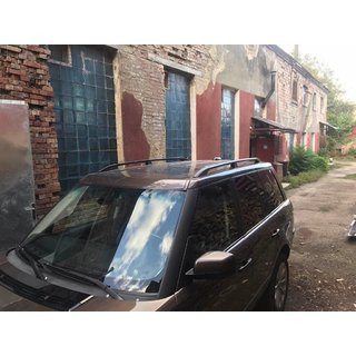 Hliníkové střešní ližiny (černé) Range Rover III L322 2002–2012 fotografie 1