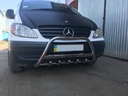 Mercedes Vito W639 2004–2014 Přední ochranný rám 60 mm (nerez) fotografie 1