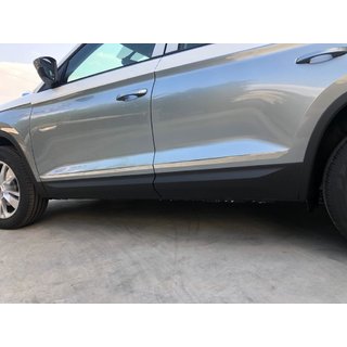 Dveřní lišta Carmos široká (nerez) Skoda Kodiaq 2016–2023 fotografie 1