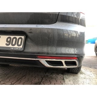 Sada nerezových nástavců výfuku Carmos SD/SW (2019+, 3 ks) fotografie 1