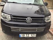 Volkswagen T5 2010–2015 Celistvá mřížka do nárazníku, nerez fotografie 1