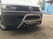 Volkswagen T5 2010–2015 Přední ochranný rám WT003 (nerez) fotografie 1
