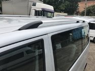 Volkswagen T5 2010–2015 Chromované střešní ližiny Dlouhý rozvor, plastové patky fotografie 1