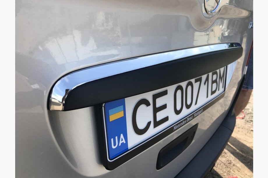 Mercedes Citan 2013–2021 Chromová lišta nad SPZ (nerez) Image