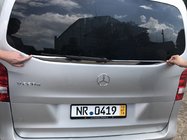 Mercedes Vito/V-class W447 2014– Lišta zadního okna (malé sklo) (nerez) Carmos - turecká ocel fotografie 2