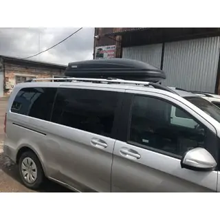 Chromované střešní podélníky CAN – originální design (kovové nohy)