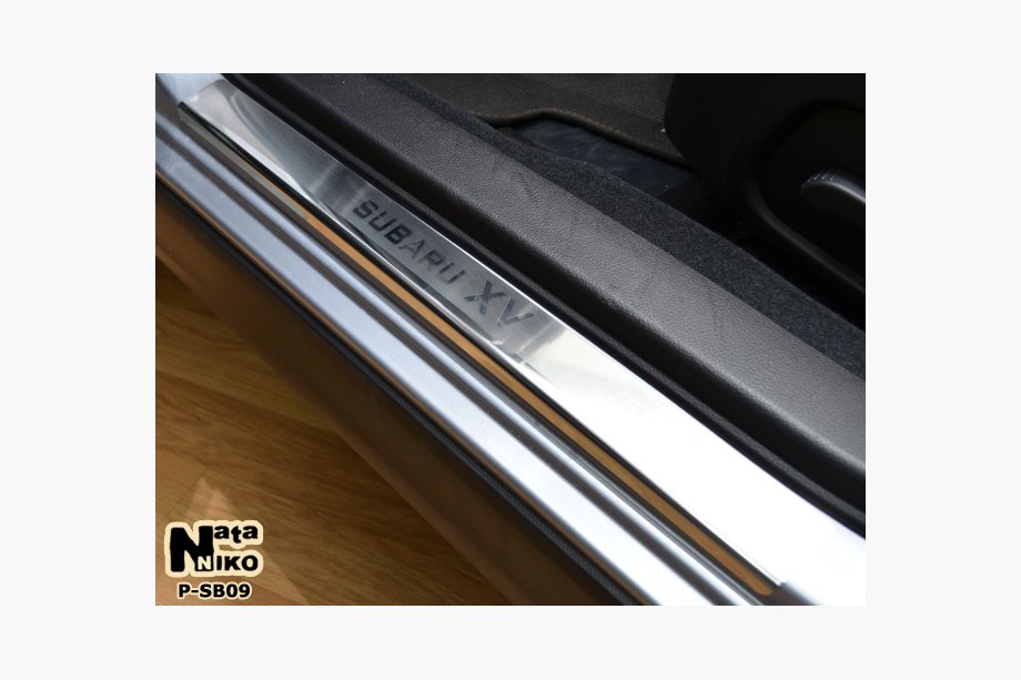 Subaru XV 2011–2017 Nerezové kryty prahů Natanika Premium (2 ks) Image