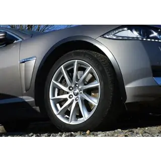 Nerezové lišty na lemy blatníků (4 ks) Jaguar XF 2009–2016 fotografie 1
