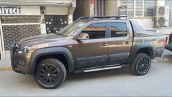 Volkswagen Amarok 2010–2022 Boční nášlapy RedLine Black (2 ks, hliník) fotografie 1