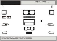 Skoda Fabia 2000–2007 Akce! Kryty na palubní desku (tmavé dřevo) fotografie 1
