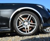Mercedes E-Class W212 2009–2016 Nerezové lišty na lemy blatníků (4 ks) fotografie 1