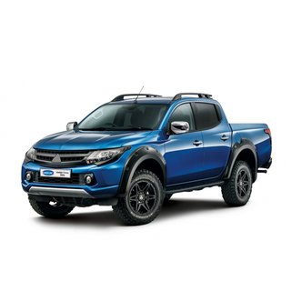 Střešní podélníky OmsaLine Sport (2 ks, černé) Mitsubishi L200 2015–2024 fotografie 1
