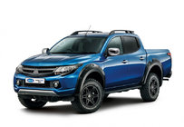 Mitsubishi L200 2015–2024 Střešní podélníky OmsaLine Sport (2 ks, černé) fotografie 1