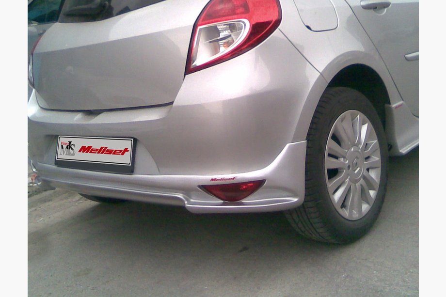 Renault Clio III 2005–2012 Nástavec zadního nárazníku V2 (k lakování) Image