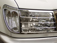 Toyota Land Cruiser 100 1998–2007 Chromové kryty světlometů V2 (2 ks, plast) fotografie 1