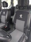 Peugeot Partner Tepee 2008–2018 Autopotahy (eko kůže + látka, Premium) Přední fotografie 1