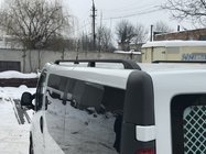 Renault Trafic 2001–2015 Černé střešní ližiny Dlouhé, plastové patky fotografie 1