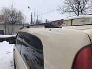 Mercedes Vito W639 2004–2014 Černé střešní podélníky Skyport (celokovové) Dlouhý rozvor (EXTRALONG) fotografie 1